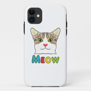 Cat Face Meow iPhone 11 Case