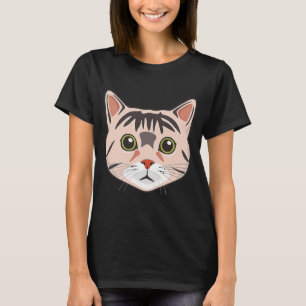 Cat Face Meowdy Cute Kitten Cat Meme  2 T-Shirt