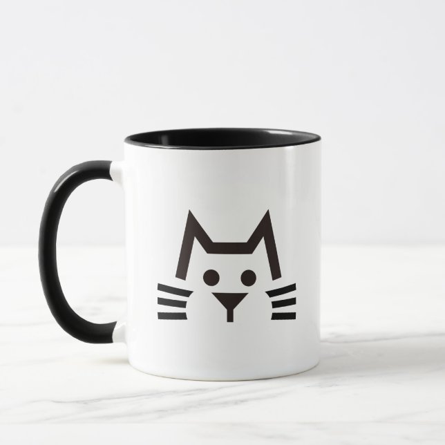 Cat-Face Mug (Left)