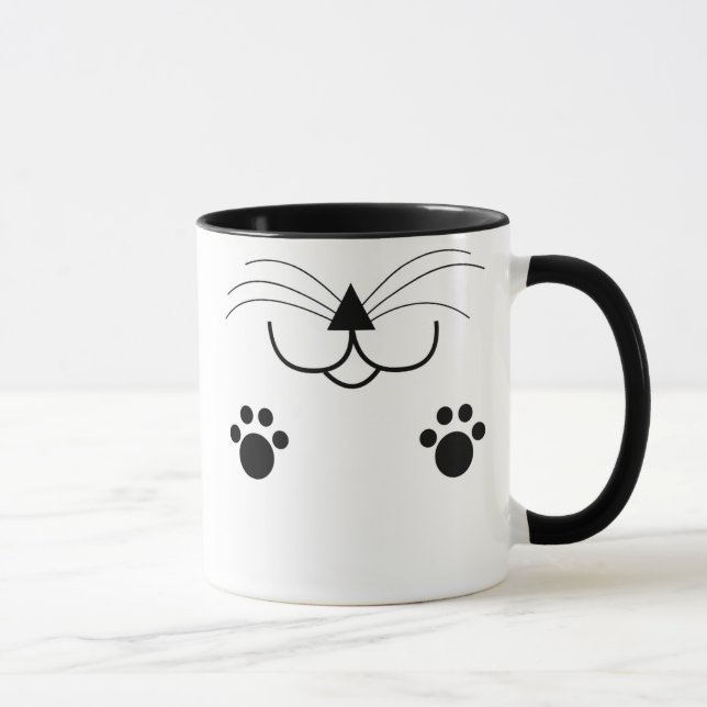 Cat Face Mug (Right)