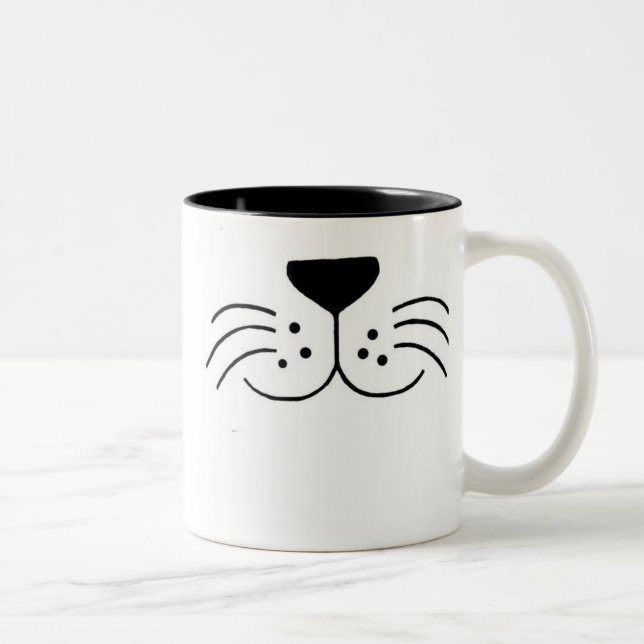 Cat Face Mug (Right)