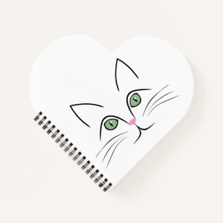 Cat face notebook