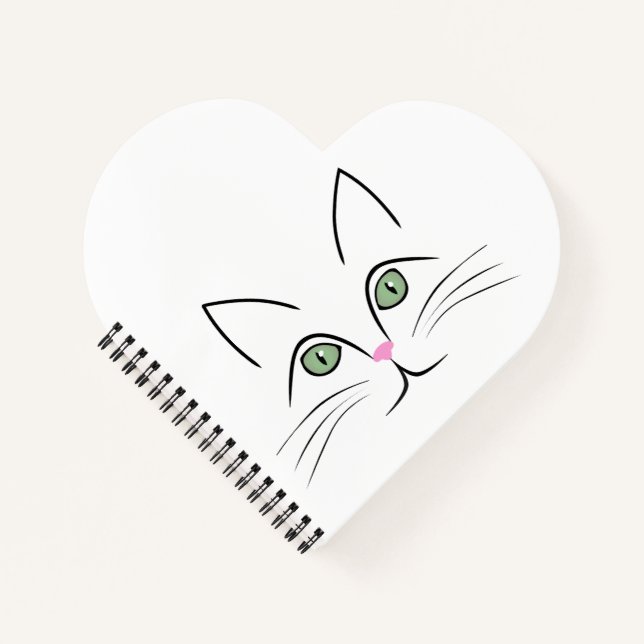 Cat face notebook (Front)
