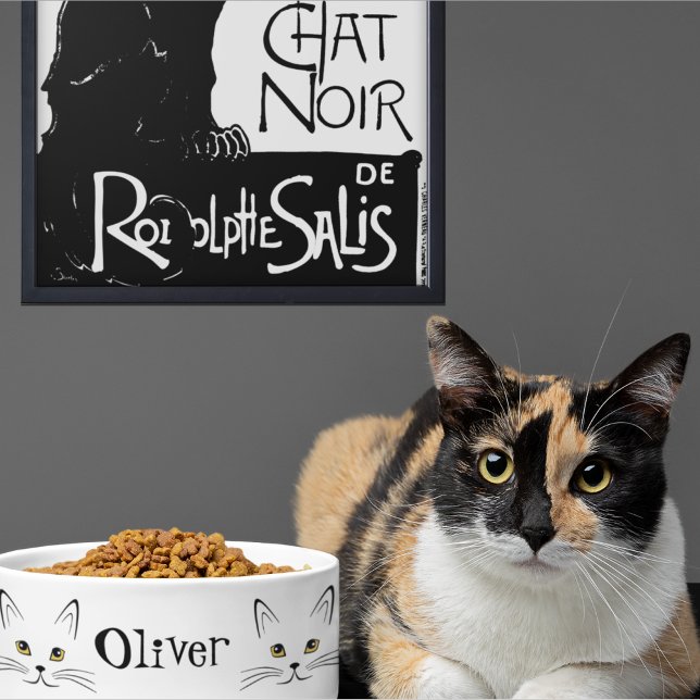 Cat Face Personalise It Bowl (Creator Uploaded)