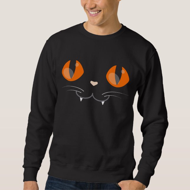 Cat Face Sweatshirt (Front)