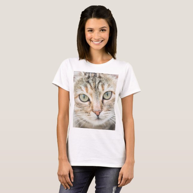 Cat face T-Shirt (Front Full)