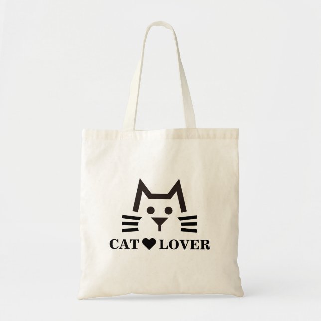 Cat-Face Tote Bag (Front)