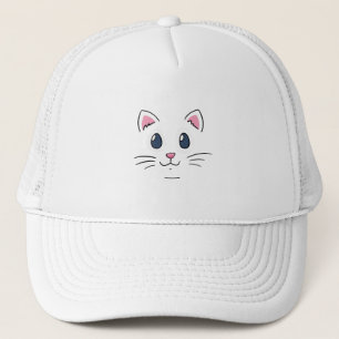 Cat Face Trucker Hat