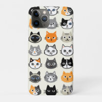 Cat Faces Pattern | Cool Kitty Cat Lover's