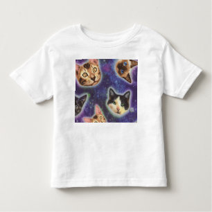Cat faces with various breeds and patterns toddler T-Shirt
