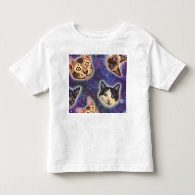 Cat faces with various breeds and patterns toddler T-Shirt (Front)