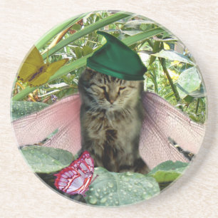 Cat Fairy Elf Coaster