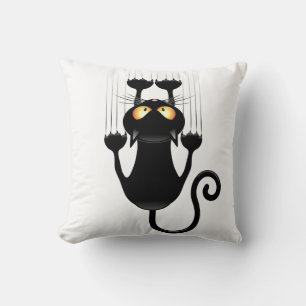 Cat Falling down fun cartoon character Cushion
