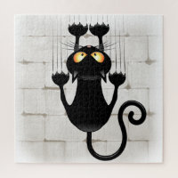 Cat Falling down fun cartoon character