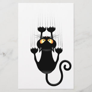 Cat Falling down fun cartoon character Stationery