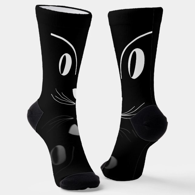 cat fantasy socks (Angled)