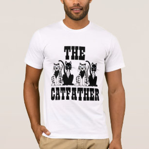 CAT FATHER DAD funny t-shirts