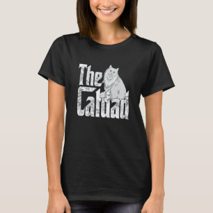 Cat Father The Catfather Crazy Cat Dad Papa 2 T-Shirt