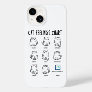 Cat Feelings Chart Case-Mate iPhone 14 Case