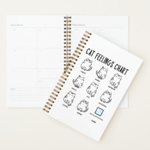 Cat Feelings Chart Planner