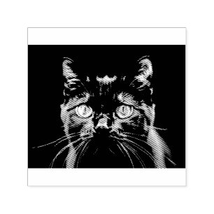 Cat Feline Kitty Animal Pet Self-inking Stamp