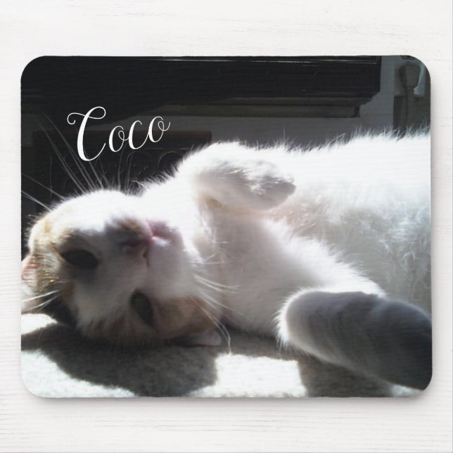 Cat Feline Mouse Pad! Mouse Pad (Front)