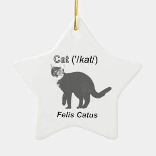 Cat Felis Catus Ceramic Ornament