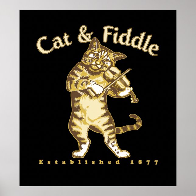 Cat & Fiddle Poster (Front)