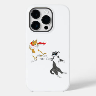 Cat fight Case-Mate iPhone case