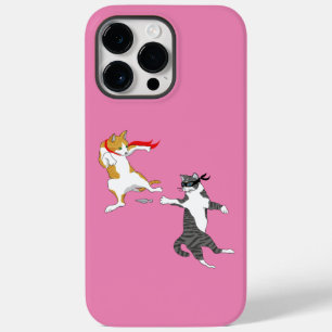 Cat fight Case-Mate iPhone case