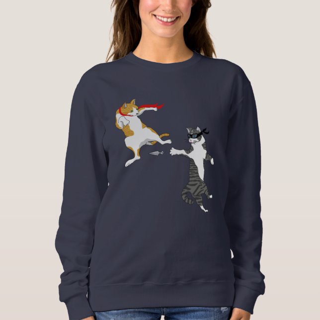 Cat fight sweatshirt (Front)