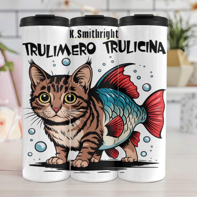 Cat Fish Hybrid Trulimero Trulicina Thermal Tumbler (Creator Uploaded)