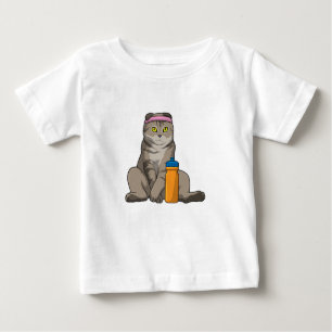 Cat Fitness Drinking mug Baby T-Shirt