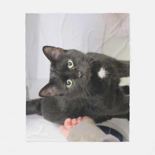Cat  fleece blanket (Front)