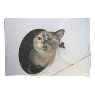 Cat Fleece Blanket Pillowcase