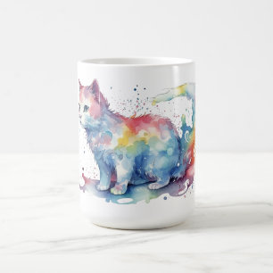 Cat Floral Mug