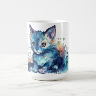 Cat Floral Mug
