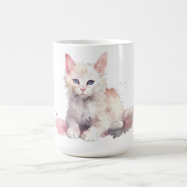 Cat Floral Mug  (Center)