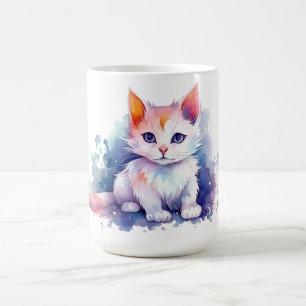 Cat Floral Mug