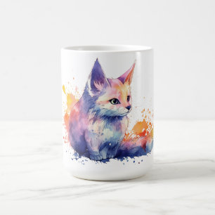 Cat Floral Mug
