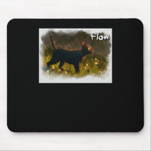 Cat Flow Animation Movie Sticker1 Mouse Pad