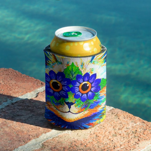 Cat Flower Eyes Can Cooler (In Situ Pool)