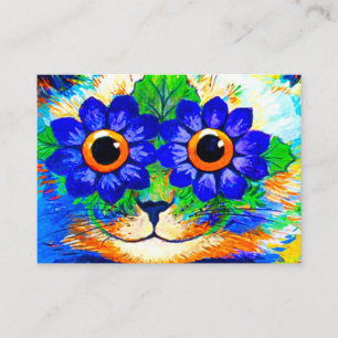Cat Flower Eyes Enclosure Card