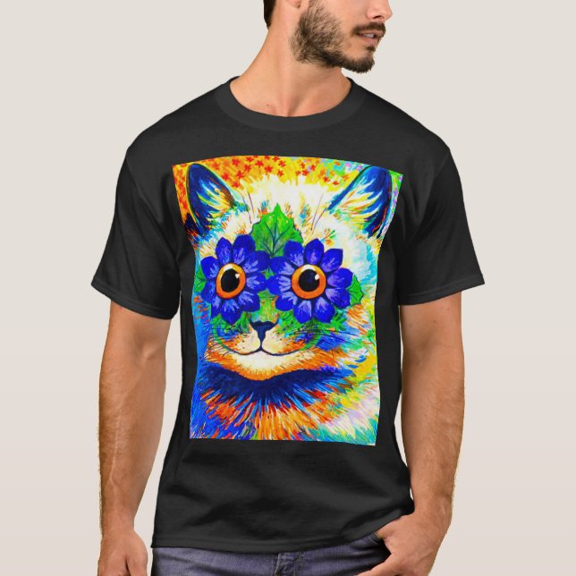 Cat Flower Eyes T-Shirt (Front)