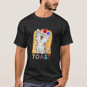 Cat Flower Toast  Cat For Cat T-Shirt