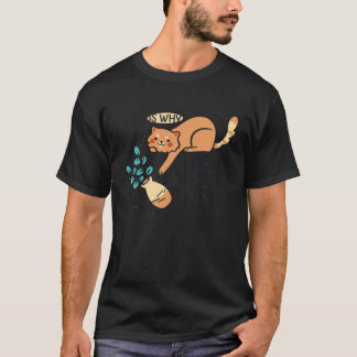 Cat Flower Vase T-Shirt