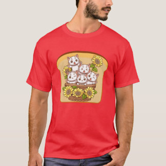 Cat Floweroast Funny Cat gift T-Shirt