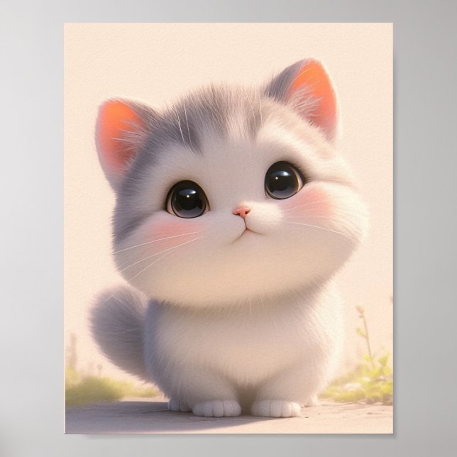 Cat Fluffy Tails Poster (Front)