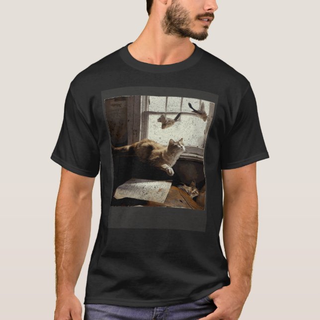Cat Flying Squad T-Shirt (Front)