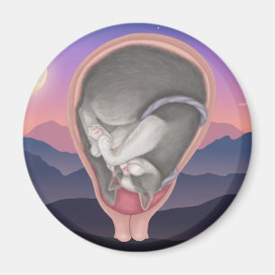 Cat Foetus Magnet